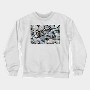 River stones in typical random pattern and type in New Zealand. Crewneck Sweatshirt